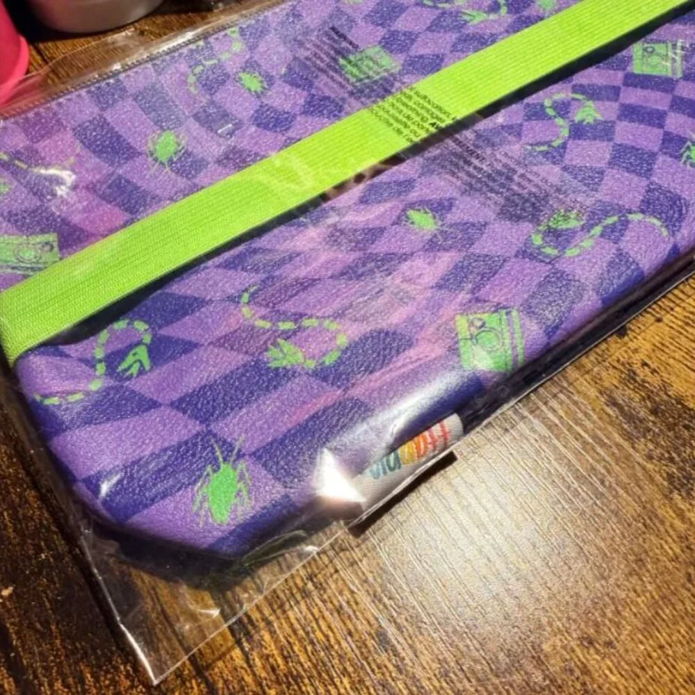 Happy Planner Beetlejuice Classic Pen Case & washi tape - NEW